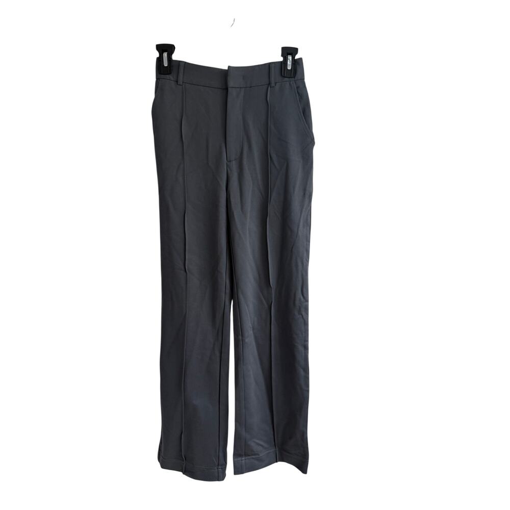 Halara Women’s Gray Straight Leg Work Dress Pants Stretch Trouser XS Regular